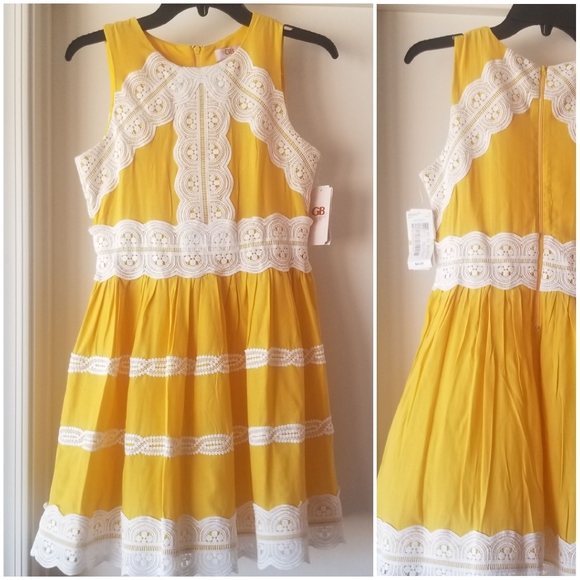 Gianni Bini Other - Gianni Bini girls special occasion yellow dress 14